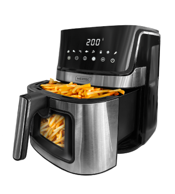 Freidora-Mertec-Silver-Con-Ventaa-Vista-Frontal