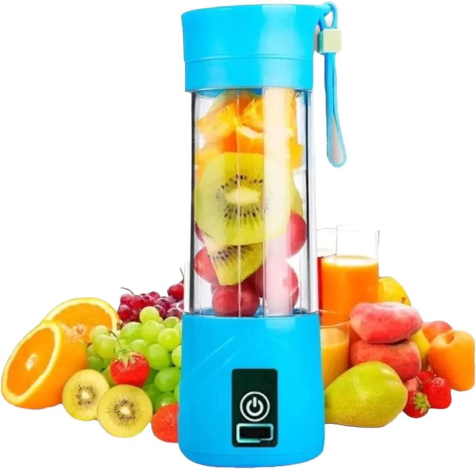 Licuadora Portátil Azul Recargable YC02 380ML AZ - Imagen 3